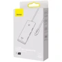 Адаптер Baseus Adapter Lite Series USB-C to 4хUSB3.0+USB-C Black (WKQX030301) фото 4