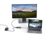 Адаптер Dell Adapter USB-C to HDMI+USB-C+DisplayPort with Power Delivery (470-AEGY): Интерфейс подключения USB-C