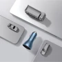 Зарядное устройство Baseus Car Charger USB+2хUSB-C Golden Contactor Pro 65W Blue (CGJP010003): Тип сетевое