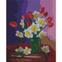 Картина по номерам Brushme Букет тюльпанов и нарциссов © Valentyna Ivanova 40х50 см (BS53486)