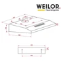 Вытяжка Weilor WPL 5092 I: Тип воздухоочистителя Рециркуляция, Отвод