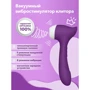 Вакуумный стимулятор клитора с вибрацией Сатисфакер, 18.9х3.4 см (фиолетовый)