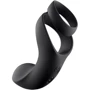 Подвійне ерекційне кільце Svakom Benedict Black зі стимуляцією промежини