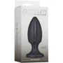 Анальный плаг с каналами для смазки Doc Johnson Platinum Premium Silicone - The Rocket - Black