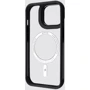 Чехол для iPhone Proove Clear Essence Case with Magnetic Ring Black for iPhone 15 Pro Max: Цвет черный