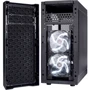 Корпус Fractal Design Focus G Black (FD-CA-FOCUS-BK-W): Материал передней панели пластик