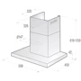 Вытяжка Gorenje WHT623E3XBG: Тип монтажа Настенный