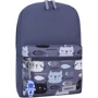 Жіночий рюкзак Bagland Молодіжний Mini 1111 сірий (0050866)