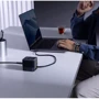 Зарядное устройство Baseus Wall Charger 2xUSB-C+USB GaN Retractable-C 100W Black (P10164001123-00) фото 6