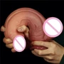 Фаллоимитатор LoveToy Dual-Layered Silicone Nature Cock 10" Brown