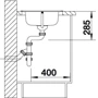 Blanco Flex Mini 512032 (спец. сталь): Количество чаш 1