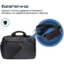 Сумка для ноутбука Promate 15.6" Gear-MB Black (gear-mb.black): Матеріал нейлон, полиэстер