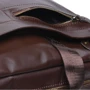 Мужская конференц-сумка Borsa Leather коричневая (K11120-brown): Фактура Матовая, Гладкая