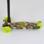 Самокат детский пластмассовый с алюминиевой трубкой руля + 4 колеса Light green/Black (78793): Максимальная допустимая нагрузка, кг 35