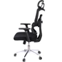 Кресло АКЛАС Арктик BL R-SR LVB-308 Black OS-3000 Black Черное (00144002): Максимальная нагрузка, кг 120