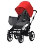 Універсальна коляска 2 в 1 Bugaboo Donkey 3 Mono ALU / GREY MELANGE-RED, сірий меланж з червоним капюшоном (180154GM02): Кількість блоків 1