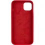 Чехол для iPhone TPU Silicone case with Magsafe Red for iPhone 14 Plus: Цвет красный