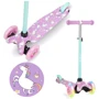 Самокат триколісний MoMi WEENDY (purple unicorns): Тип гальма ножний