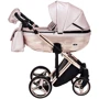 Коляска 2 в 1 Adamex Chantal Star Polar (Pink Gold) шкіра 100% Star 121 (624717): Кількість блоків 1