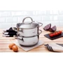 Каструля Bergner Gourmet 2.2 л 3 предмети (BG-6521): Тип Кастрюля с пароваркой