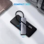 Адаптер Ugreen Adapter CM136 USB-C to HDMI+3xUSB3.0+USB-C Space Gray (50209) фото 6