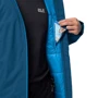 Куртка Jack Wolfskin Argon Storm Jacket 1111722-1350 46 синя зимова з капюшоном: Тип застібки На молнии