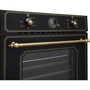 Духова шафа електрична Perfelli BOE 6644 BL Retro: Розміри 59.3 х 59.3 х 55.5 см