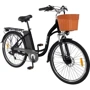 Електровелосипед DYU C6 (350 Вт, 12,5 А/год, 36 В, 25 км/год), колеса 26", чорний: Допустиме навантаження, кг 120