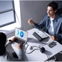 Зарядное устройство Baseus Wall Charger 2xUSB-C+USB GaN Retractable-C 100W Black (P10164001123-00) фото 8