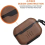 Чехол для наушников Urban Armor Gear UAG Metropolis Case LTHR ARMR BROWN (102256118380) for Apple AirPods Pro фото 5
