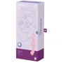 Двусторонний вибратор-кролик Satisfyer Triple Oh Pink, 3 мотора, рукоятка-массажер