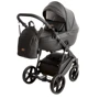 Универсальная коляска 2 в 1 Broco Miracle Black 9023-BMB-01, black, черный