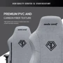 Кресло игровое Anda Seat Phantom 3 Pro Size L Grey Fabric (AD18YC-06-G-F) фото 5