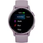 Смарт-часы Garmin Vivoactive 5 Metallic Orchid Aluminium Bezel with Orchid Case and Silicone Band (010-02862-13): Время работы до 11 дней