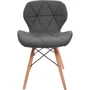 Комплект стільців GT Racer X-D27 Fabric Dark Gray 4 шт. фото 8