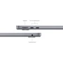 Apple MacBook Air 13" M3 512GB Space Gray (MXCR3UA/A) 2024: Вес 1.24 кг