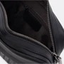 Чоловіча сумка через плече Ricco Grande чорна (K16612bl-black): Фактура Гладка, матова, Плетені