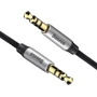 Кабель Baseus Audio Cable AUX 3.5mm Jack M30 Yiven 1m Black (CAM30-BS1): Тип Mini-jack 3.5mm M - Mini-jack 3.5mm M