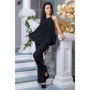 Топ FLFashion Флейта ЖБФ 1083 42-44 черный без рукава: Состав Хлопок, Полиэстер