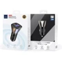 Зарядное устройство WIWU Car Charger USB+USB-C PC500 72W Grey: Количество USB-портов 2