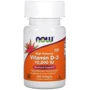 Now Foods Vitamin D3 витамин D3 250 мкг 10 000 МЕ 240 капсул