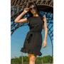 Платье FLFashion Авиньон ЗПА 1156 42 черное повседневное до середины бедра