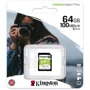 Карта памяти Kingston 64GB SDXC Class 10 UHS-I U1 V10 Canvas Select Plus (SDS2/64GB): Объем 64 ГБ