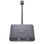Адаптер Dell Adapter USB-C to HDMI+USB-C+DisplayPort with Power Delivery (470-AEGY) фото 6