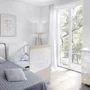 Ліжечко дитяче Micuna Cosmic White Nordic 120х60 см біле (COSMIC WHITE/NORDIC): Матеріал дерево