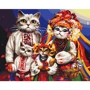 Картина по номерам Brushme Кошачья семья © Марианна Пащук 40х50 см (BS53872)