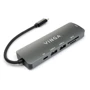 Адаптер Vinga Adapter USB-C to HDMI+USB3.0+USB2.0+SD+microSD+PD (VHC6): Цвет серый