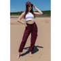 Брюки FLFashion Атом ЧБА 3502 46 бордовые: Сезон Лето