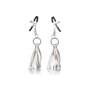 Зажимы для сосков CalExotics Playful Tassels Nipple Clamps с кисточками, серебристый