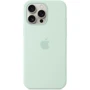 Чехол для iPhone Apple iPhone 16 Pro Max Silicone Case with MagSafe - Aquamarine (MDGY4ZM/A): Материалы Силикон